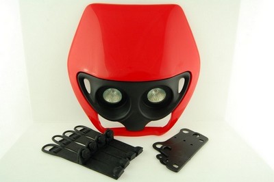 headlamp fairing type, universal red