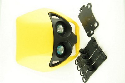 headlamp fairing type, universal yellow