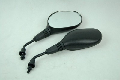 mirror set, rear view MH014 black SR M8 CN